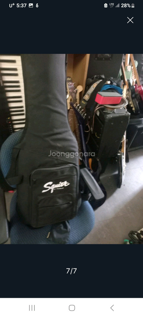 스콰이어 펜더 스텐다드 일렉기타 이미지