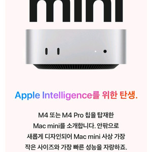 맥 미니 M4 16GB 256GB