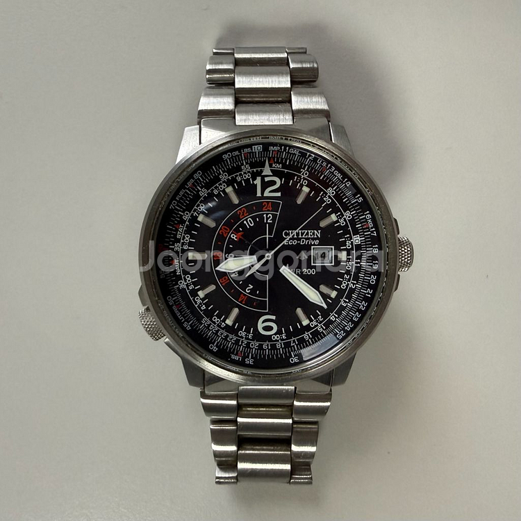 시티즌 프로마스터 나이트호크 메탈 시계--0