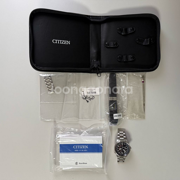 시티즌 프로마스터 나이트호크 메탈 시계--2