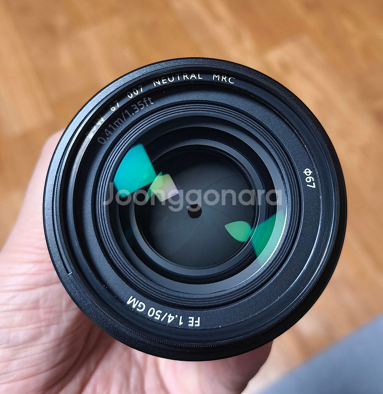 소니 FE50mm F1.4GM 렌즈 팝니다.--1
