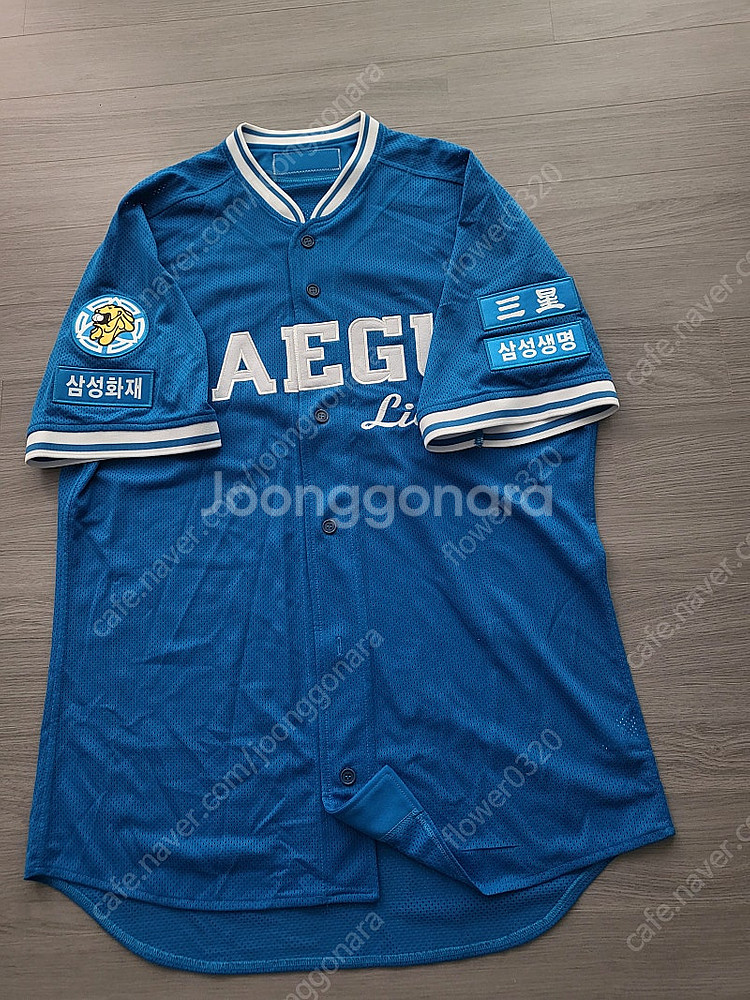 삼성라이온즈 더웨이 대구 유니폼 백정현 105~110--5