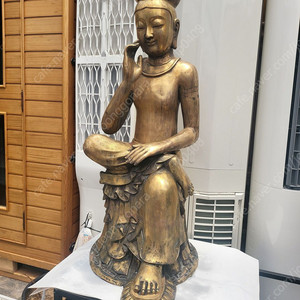 골동품 금동 반가사유상 대형 (1M)