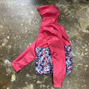 90) 블랙야크 플라워 패턴 바람막이 방풍 자켓 점퍼