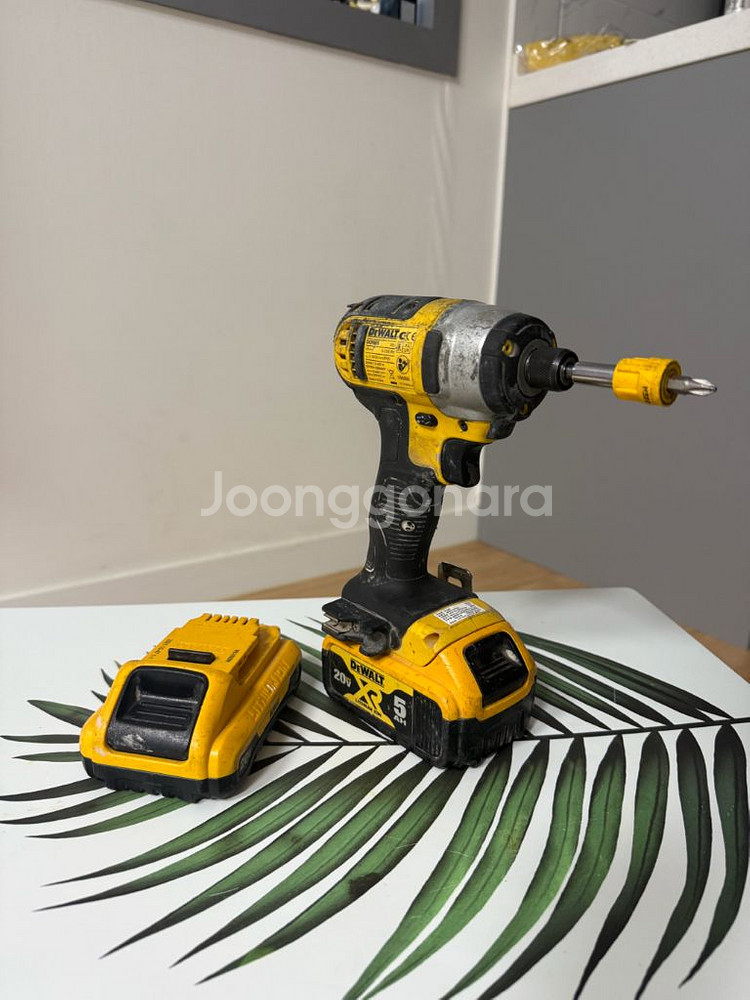 디월트 20V 임팩 드라이버 배터리 2개--0
