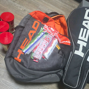 남여입문용 윌슨, 헤드 테니스 라켓, 가방, 테니스공