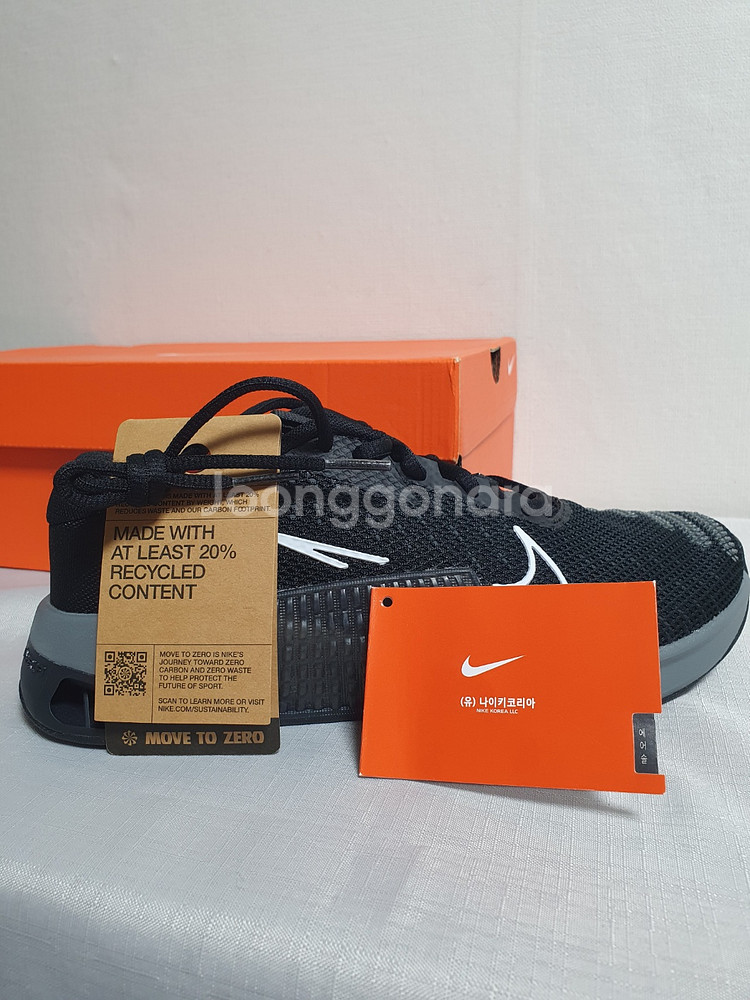 미사용 새상품 245mm 나이키 메트콘9 스모크그레이--0