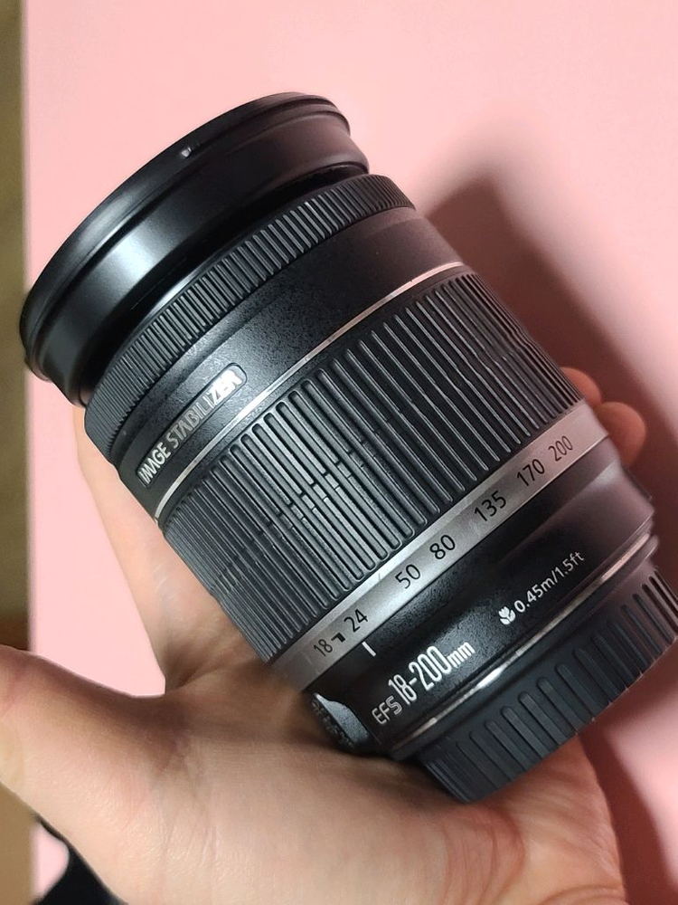 캐논 18-200 IS 정품후드 이미지