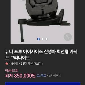 뉴나 프루 미사용 새제품 팝니다