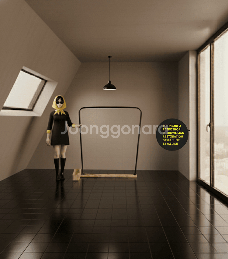 4개세트원목행거 철제행거 옷걸이 옷가게행거 의류매장행거--2