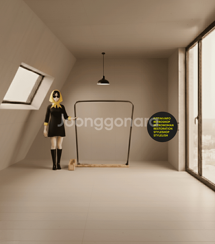 4개세트원목행거 철제행거 옷걸이 옷가게행거 의류매장행거--8