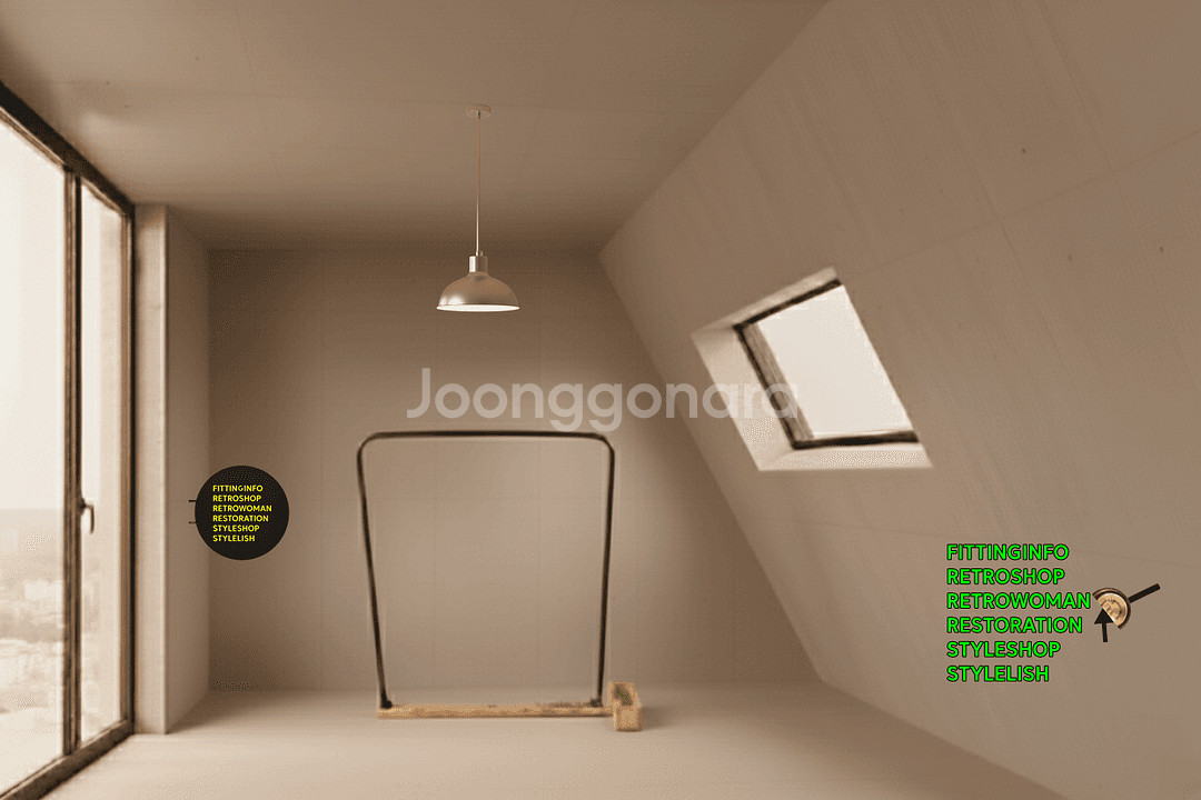 4개세트원목행거 철제행거 옷걸이 옷가게행거 의류매장행거--6