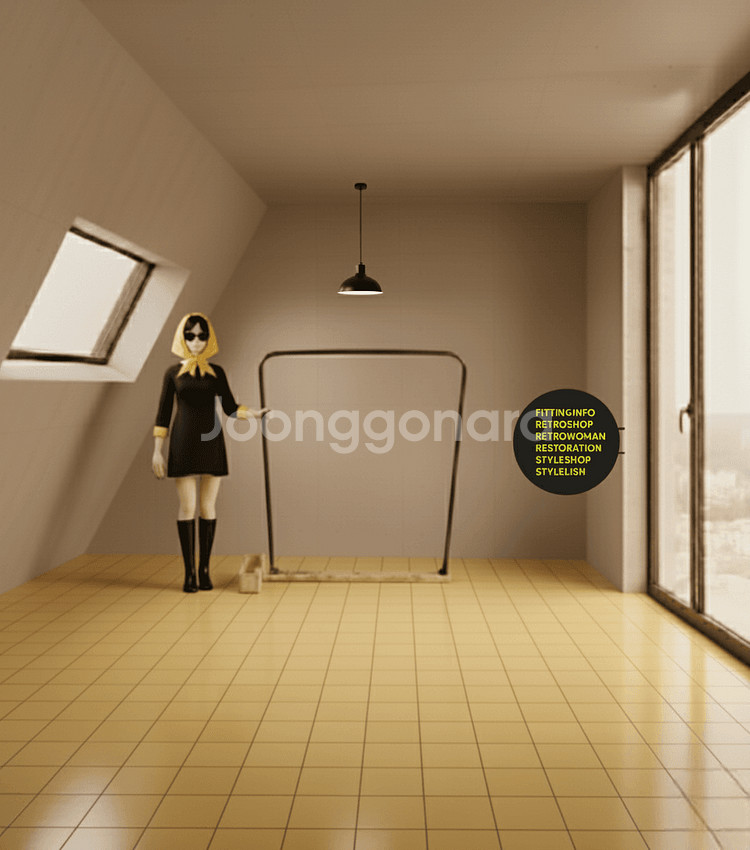 4개세트원목행거 철제행거 옷걸이 옷가게행거 의류매장행거--9