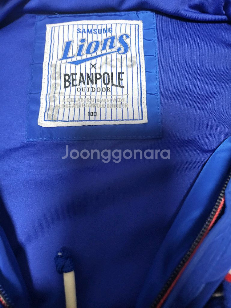 삼성라이온즈 빈폴 춘추 점퍼 100 2 벌 모두--2