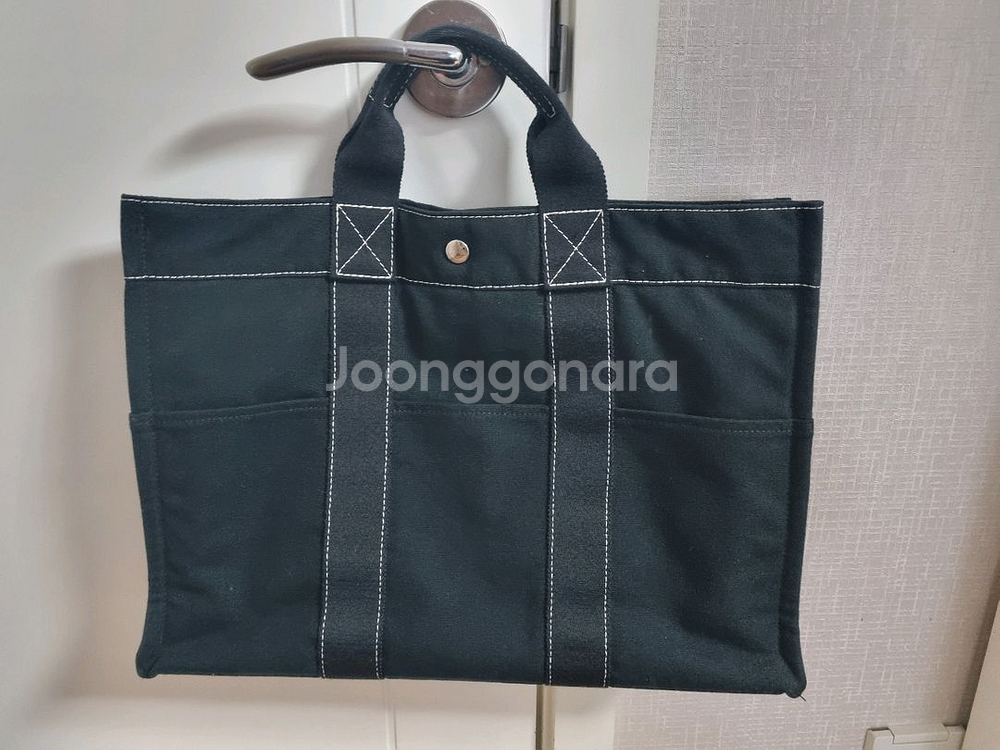 정품 에르메스 캔버스 가방 토트백 hermes--1