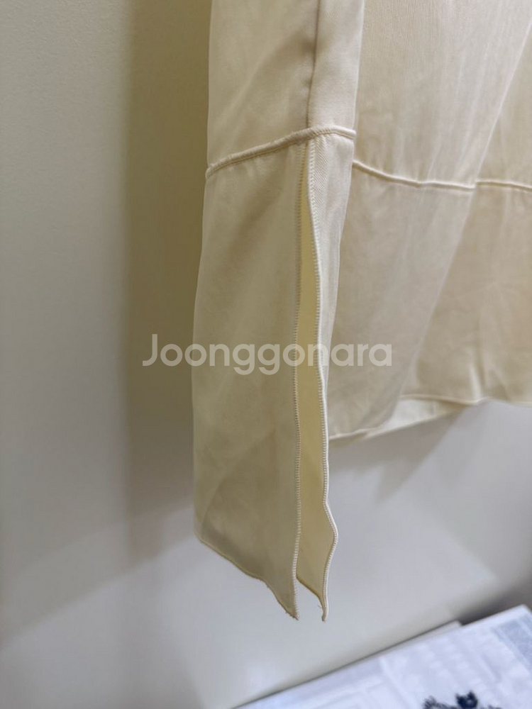 코스 민소매 리본 롱 블라우스 정품--4