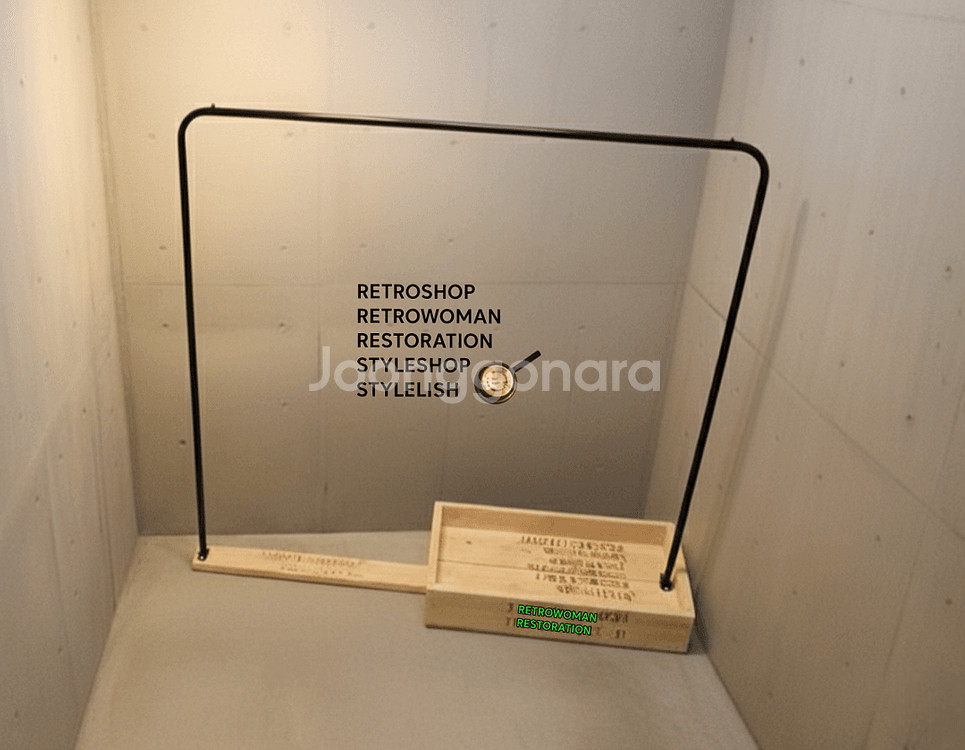 4개세트원목행거 철제행거 옷걸이 옷가게행거 의류매장행거--0