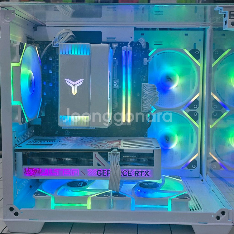 7500f, 5060 올화이트 큐브형 어항pc팝니다--2