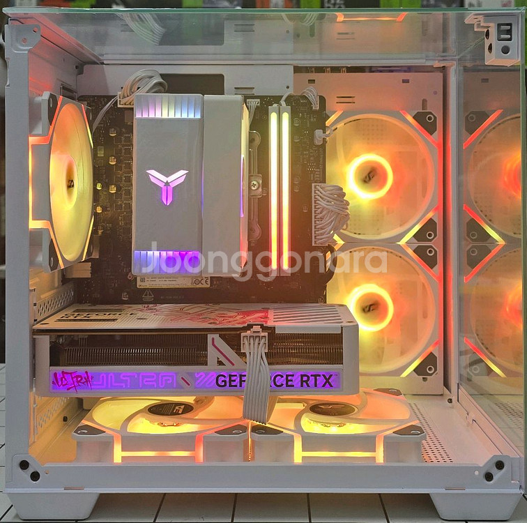 7500f, 5060 올화이트 큐브형 어항pc팝니다--3