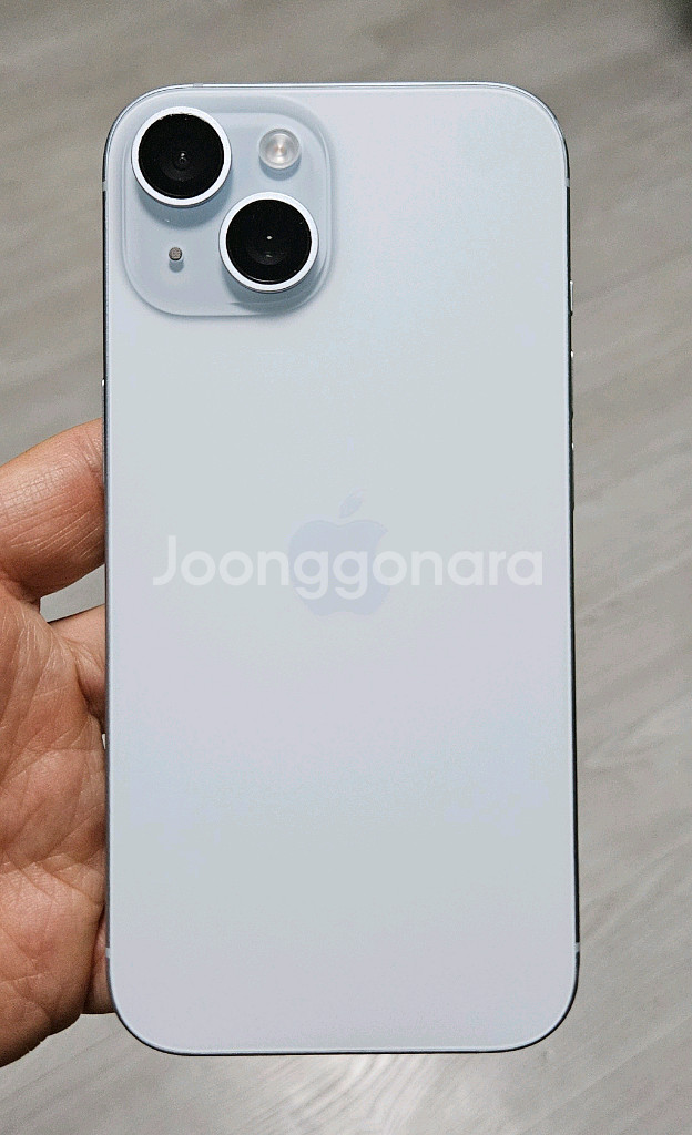 아이폰15 블루 128GB 싸게 팝니다.--1