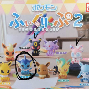 포켓몬스터 이브이 집게 클립 가챠 샤미드