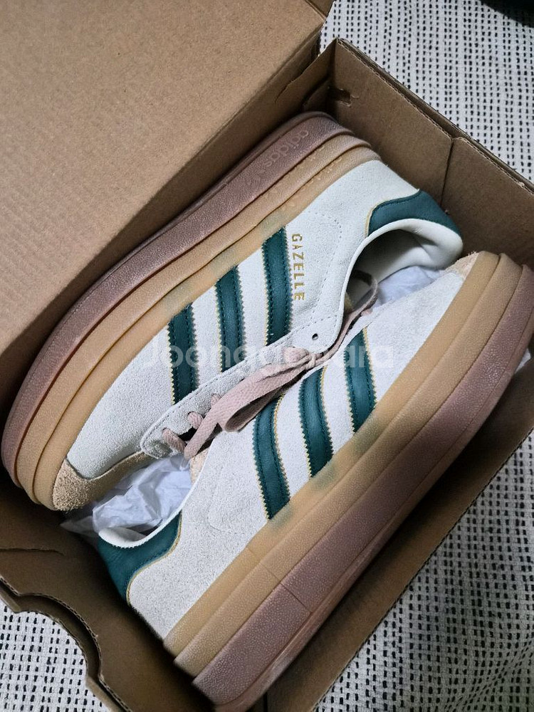 아디다스 가젤 볼드 235 그린 색상--0