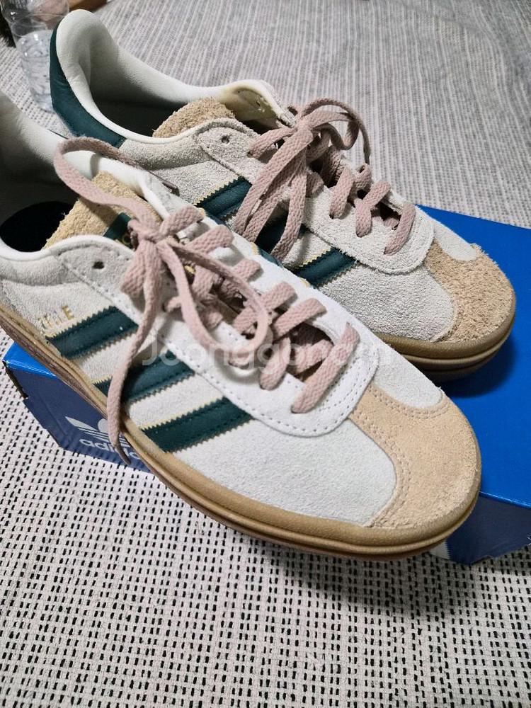 아디다스 가젤 볼드 235 그린 색상--7