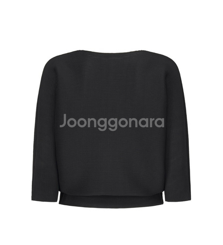 플리츠플리즈 미 이세이미야케 돌먼스트레치탑--0