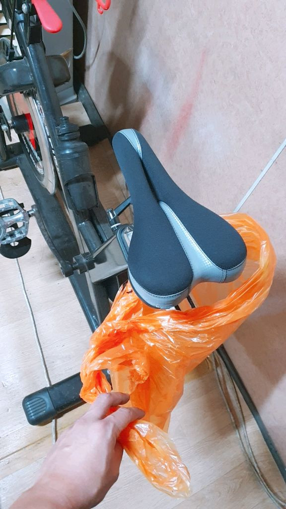 직거래) 실내자전거, 고무육각아령 12kg 이미지