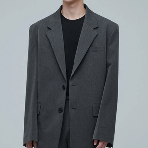 빅 대디 오버사이즈 블레이저 [미디엄 그레이]