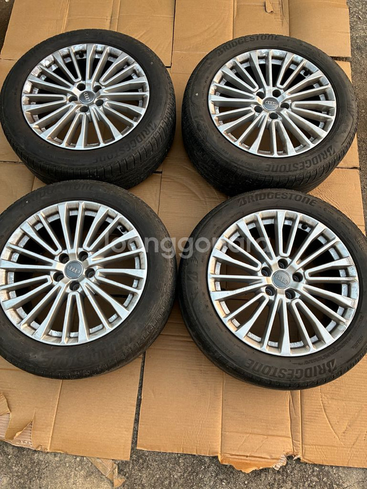 아우디 18인치 순정휠타이어 팜--4