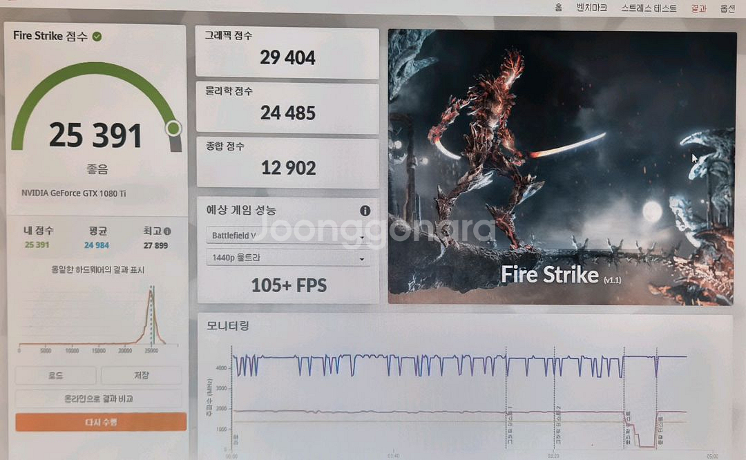 Galax GTX1080Ti 상태좋음--3