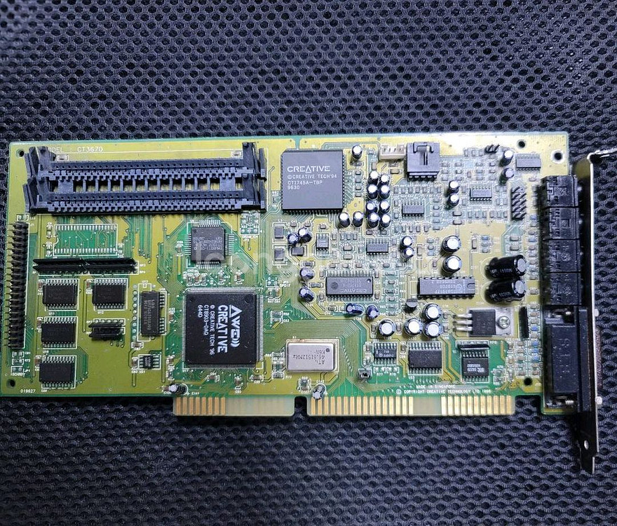 사블 CT3670 AWE32 PNP ISA 사운드카드--0