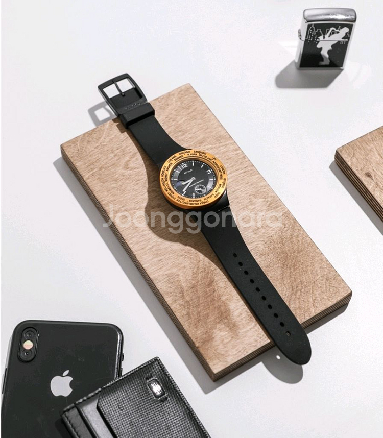 RHIZ] 월드타임 손목시계 해외여행 현지시간--3