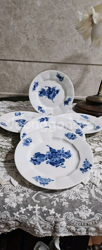 올드앤틱 로얄코펜하겐 블루플라워 앵귤러 브레드-1등급--2