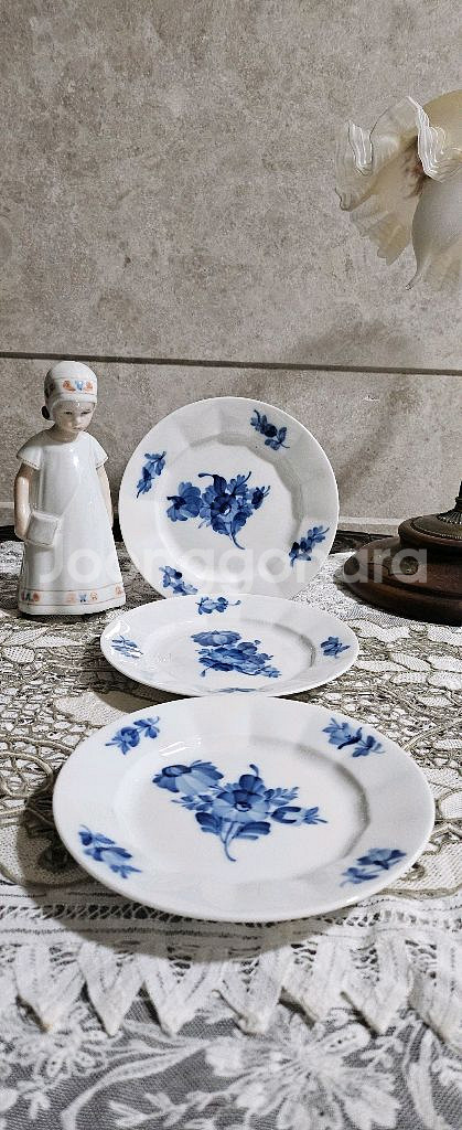 올드앤틱 로얄코펜하겐 블루플라워 앵귤러 브레드-1등급--1