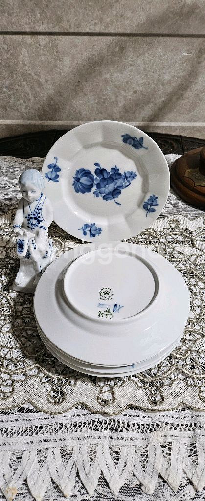 올드앤틱 로얄코펜하겐 블루플라워 앵귤러 브레드-1등급--4