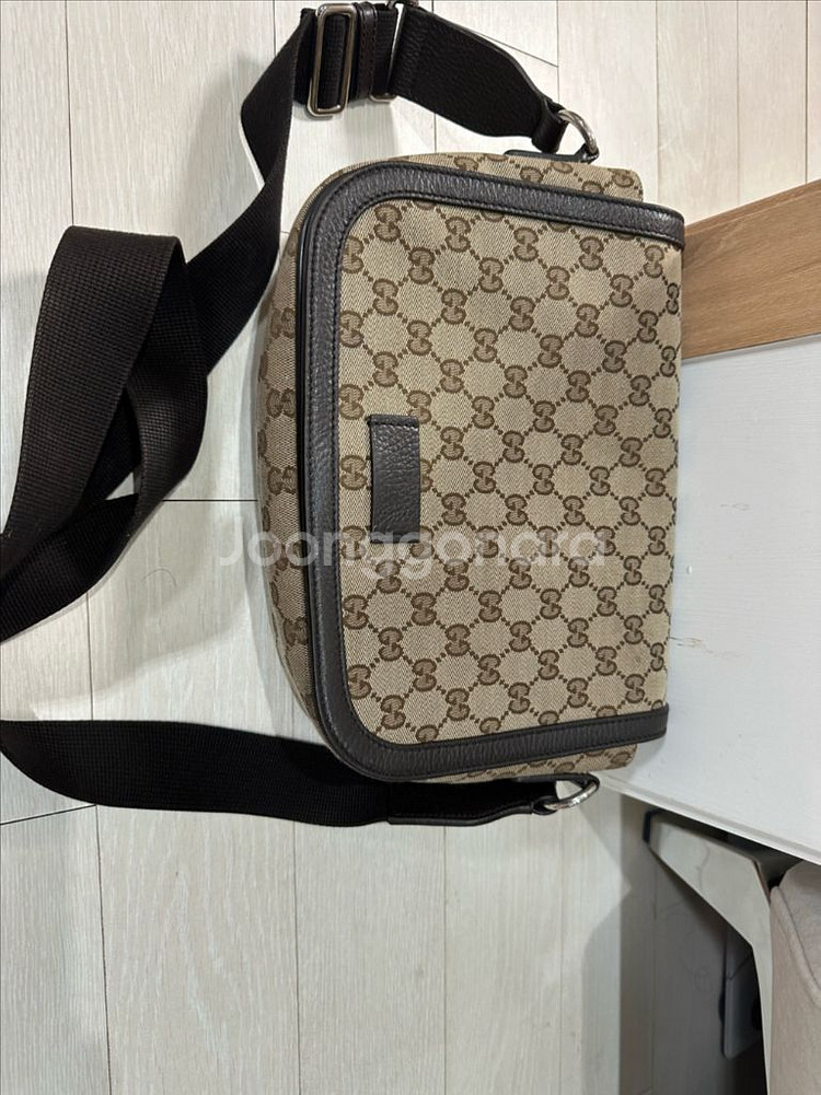 구찌 캔버스 크로스 메신저 백--0