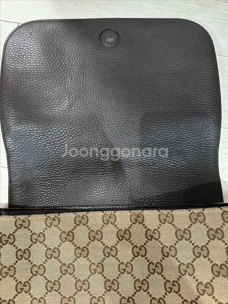 구찌 캔버스 크로스 메신저 백--4