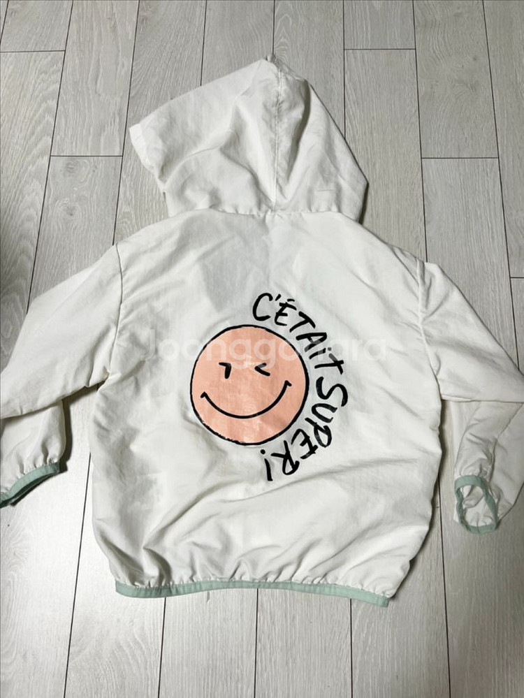 밀리밤 스마일 바람막이 점퍼 120--0