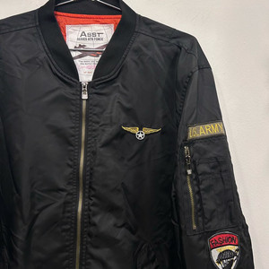 ASST US ARMY 와펜로고 항공 ma-1 자켓