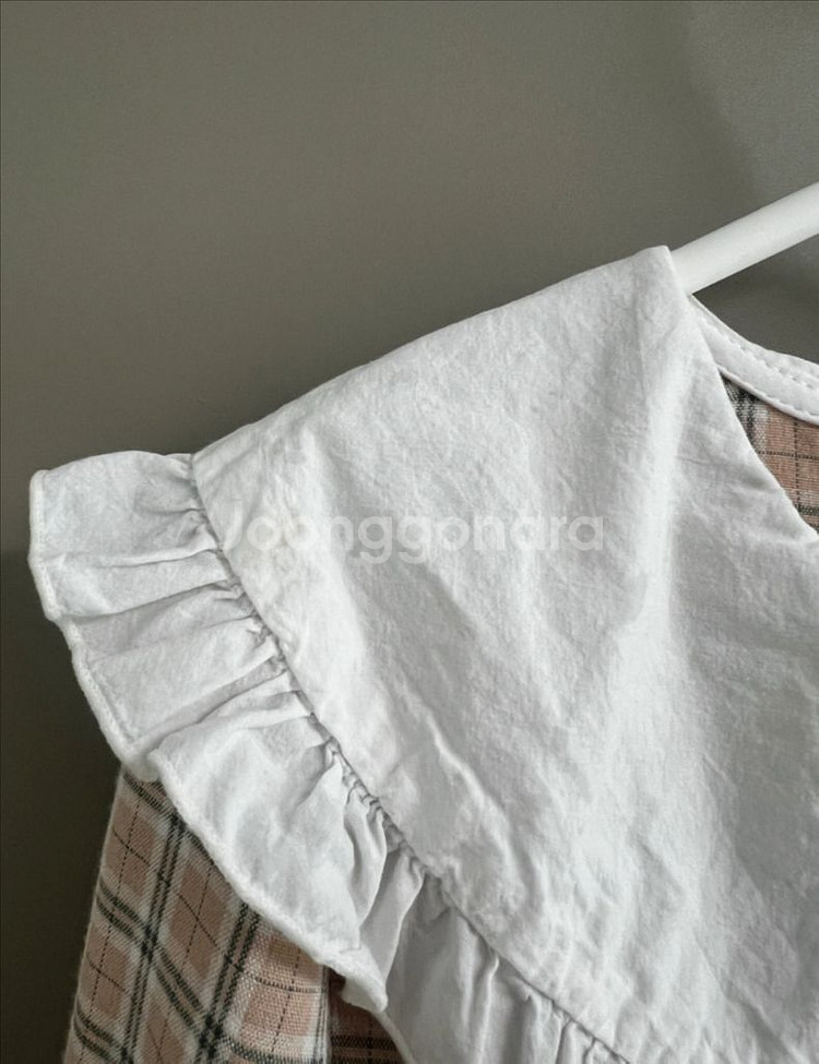 밀리밤 여아 체크 원피스 140--2