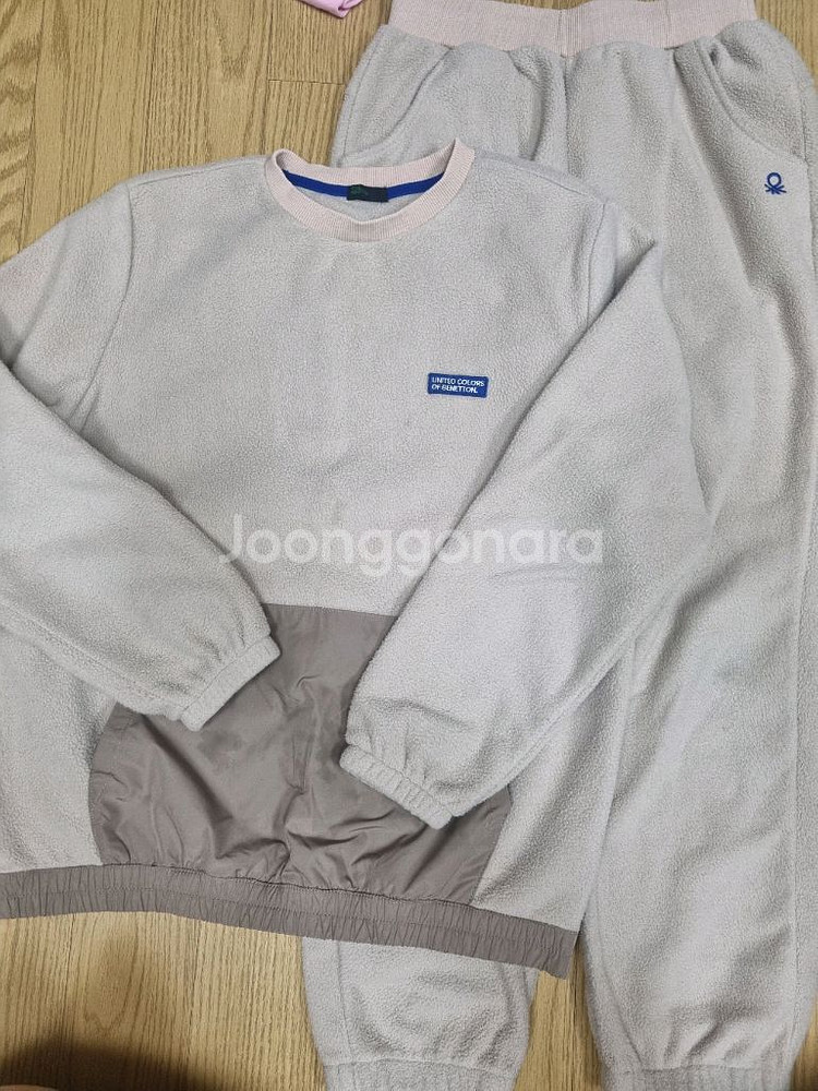 베네통 키즈 145. 아동 150 상하복.--0