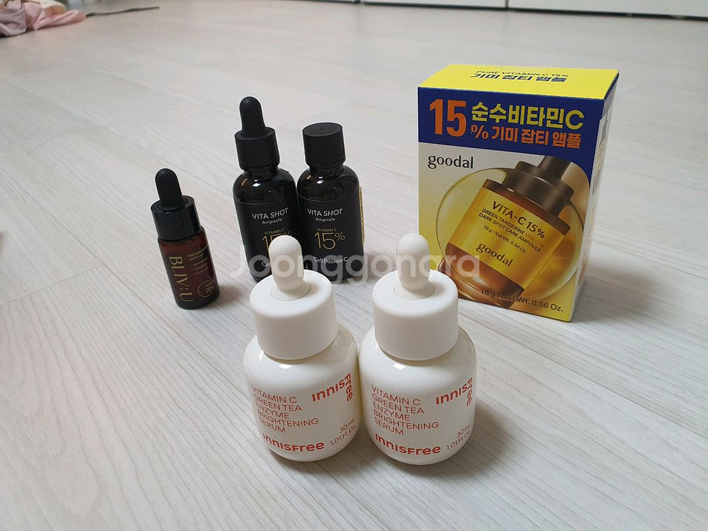 [블리브유, 셀퓨전씨, 이니스프리, 구달]미백앰플세럼--0