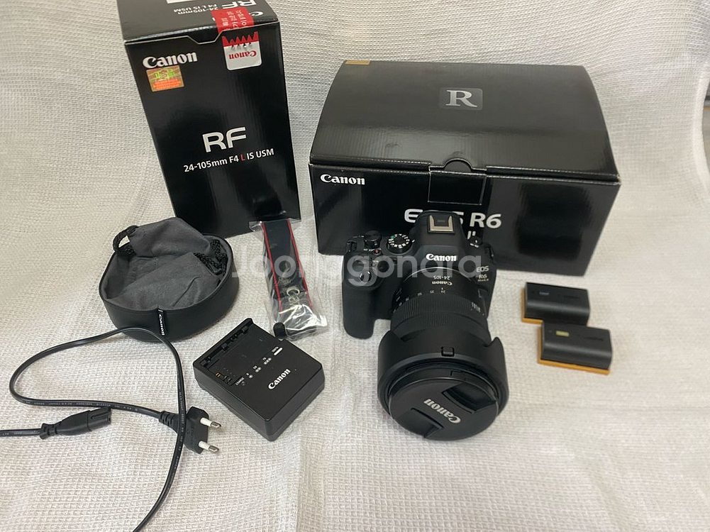 캐논 R6M2 + RF24-105 F4 풀박스 팝니다--0