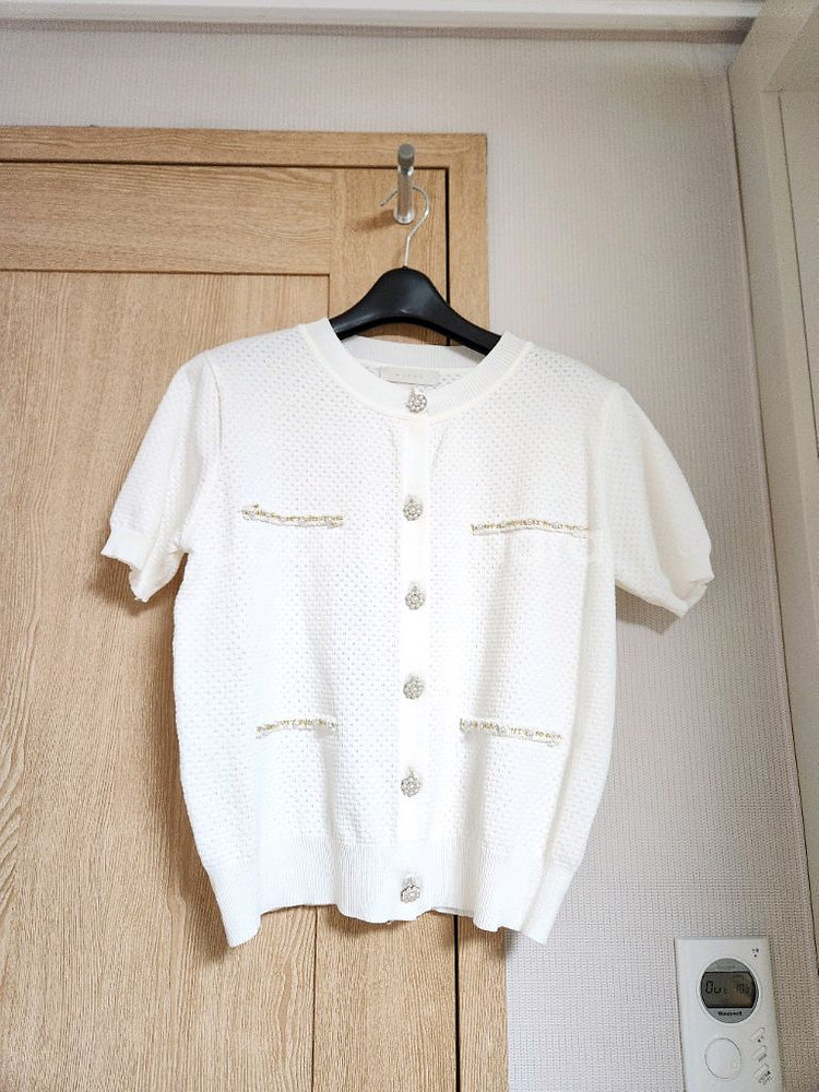 비즈 보석 니트--0