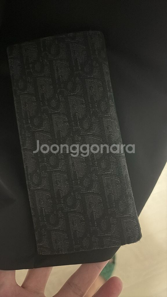 디올 버티컬 장지갑--0