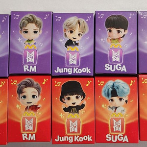 맥도날드 해피밀 타이니탄 bts BTS 14종 일괄