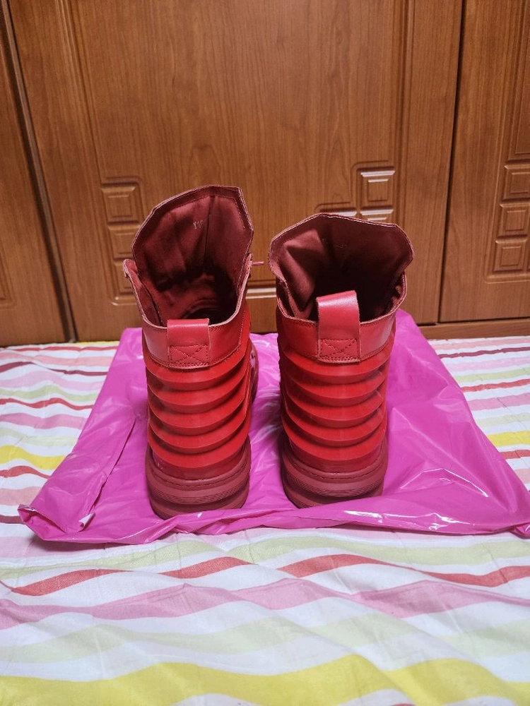 바이크 가죽하이탑 스니커즈 270-275mm 팔아요 이미지