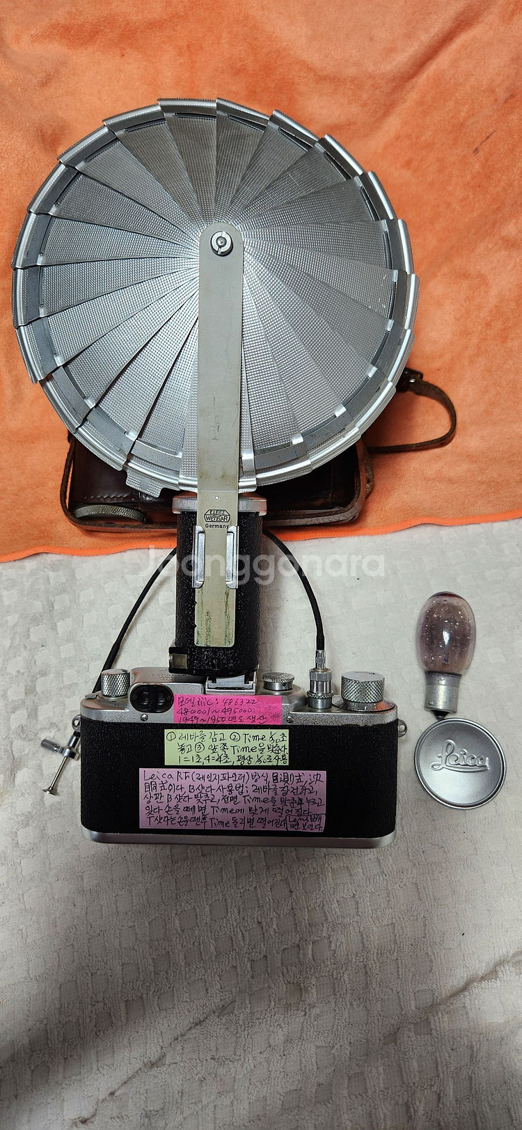 라이카 바르낙(486...,1949년산), 후레쉬,케이--1